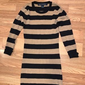 Striped sweater dress